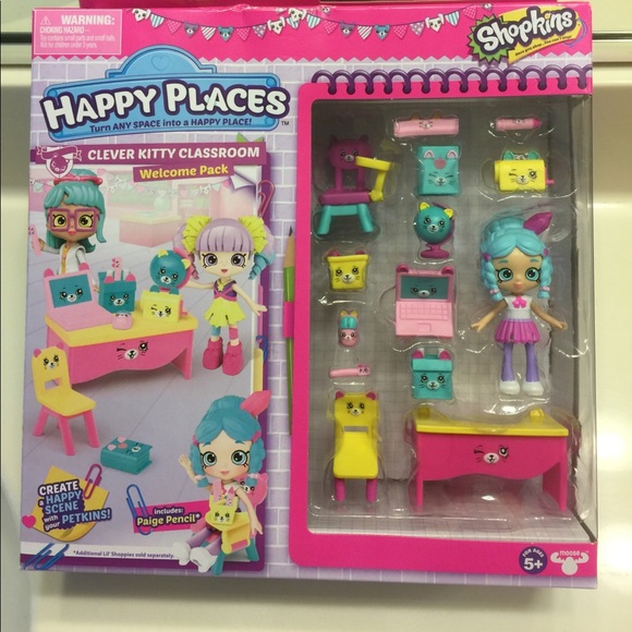 shopkins clever kitty classroom